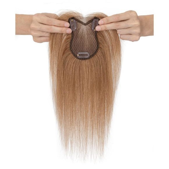 Human Hair Topper For Women, 3d Cover Clip In Bangs, Hair Toppers With Side🤘